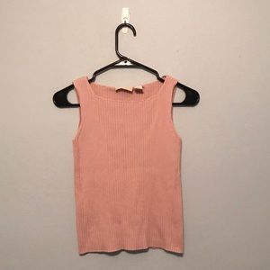 J. Jill Ribbed Pink Top